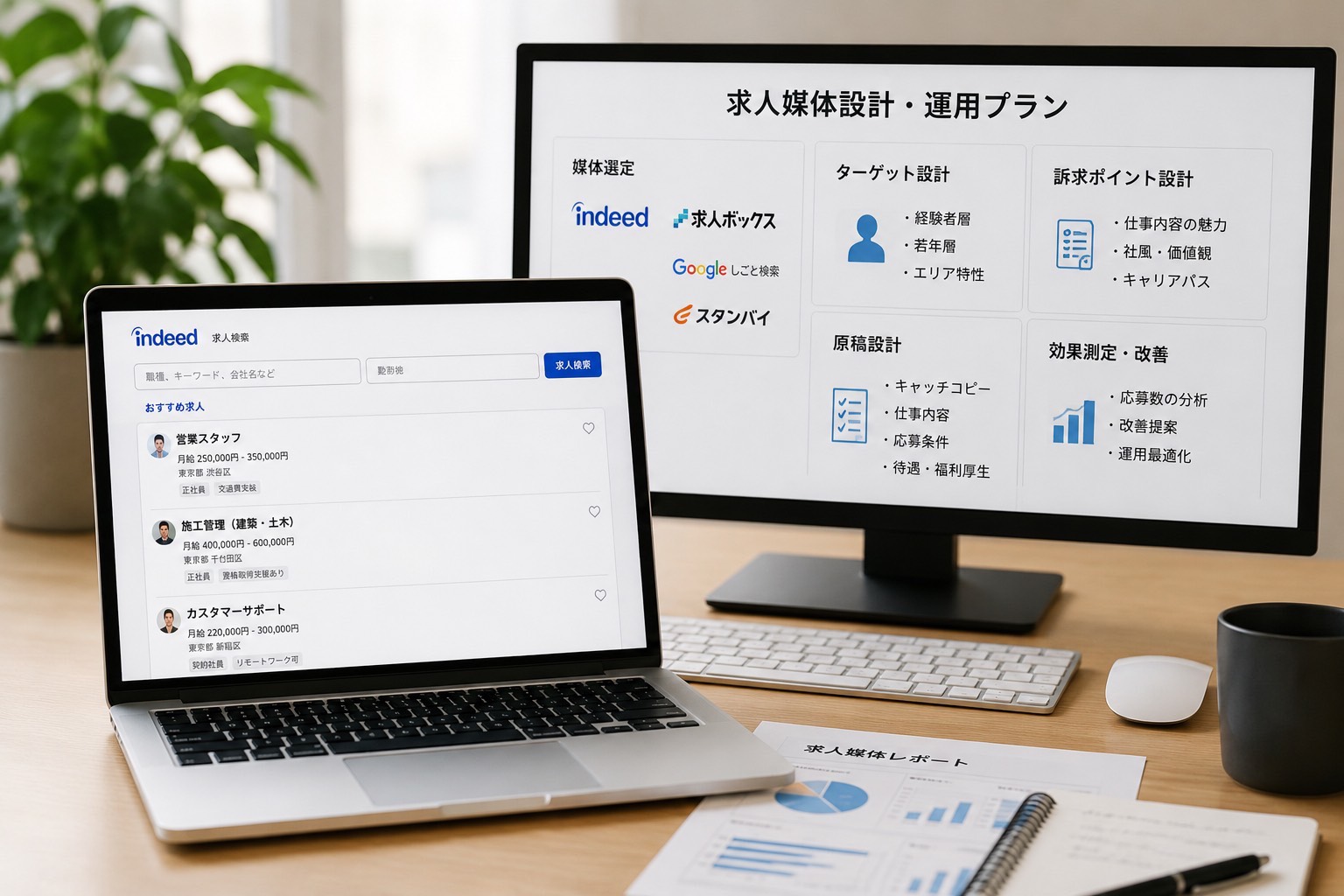 Indeed等の求人媒体連携